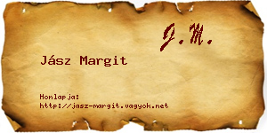 Jász Margit névjegykártya