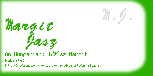 margit jasz business card